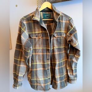 Woolrich Green Label Plaid Cotton Shacket Jacket Size L